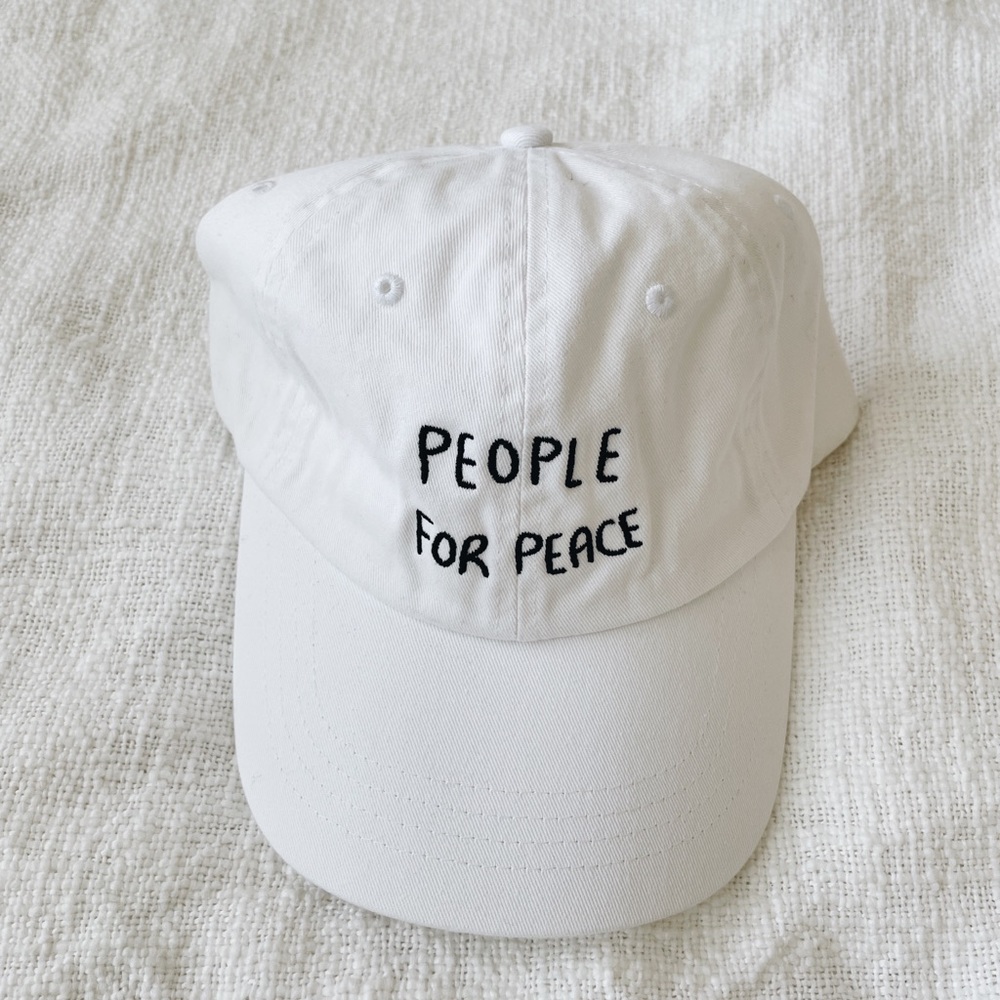 The Style Club white dad hat